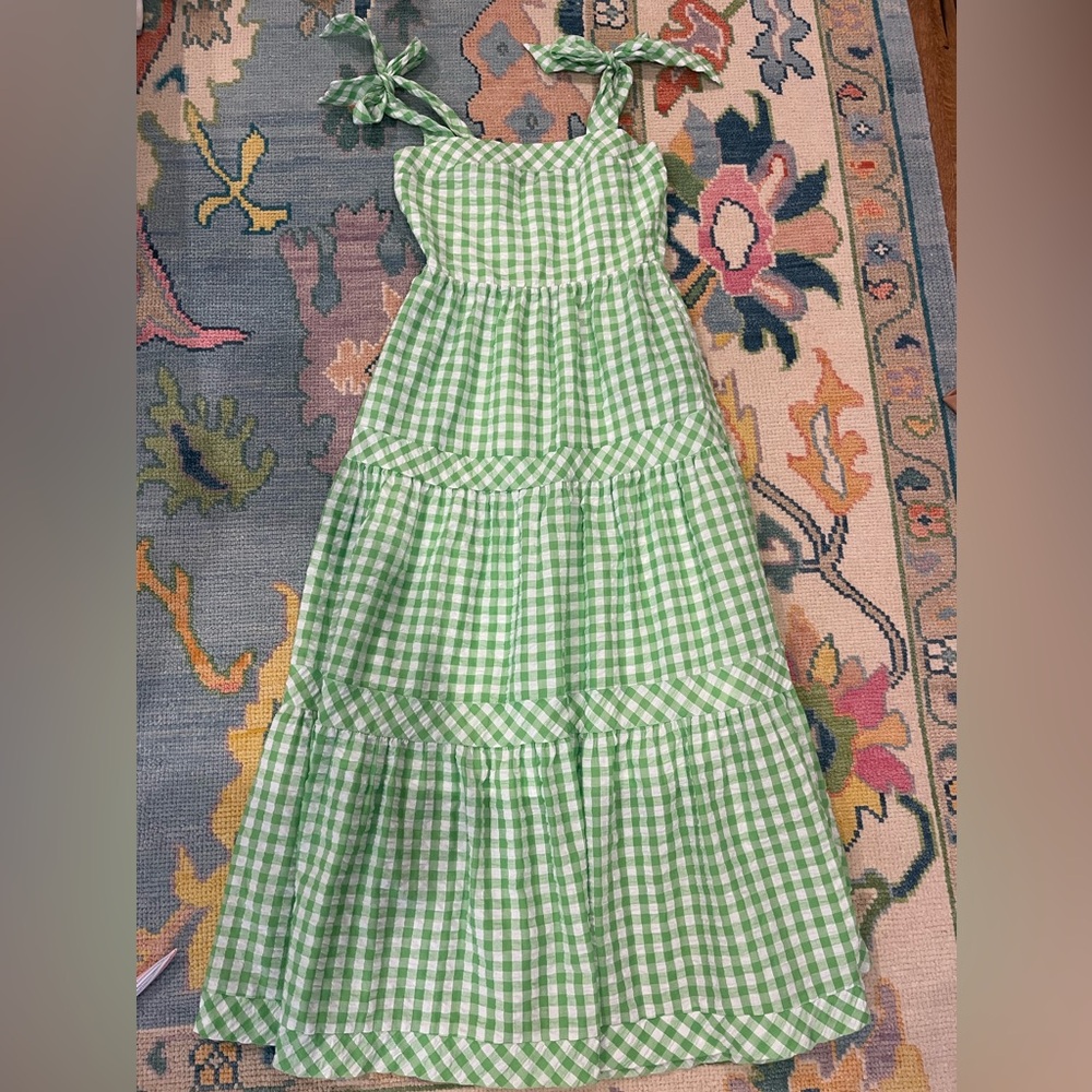 sugarlips gingham maxi dress